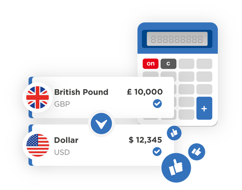 sterling to US dollar conversion calculator